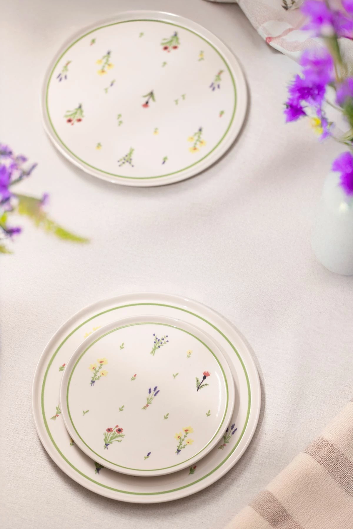 Set për shërbim torte (4 copë), Hermia Concept, Botanical