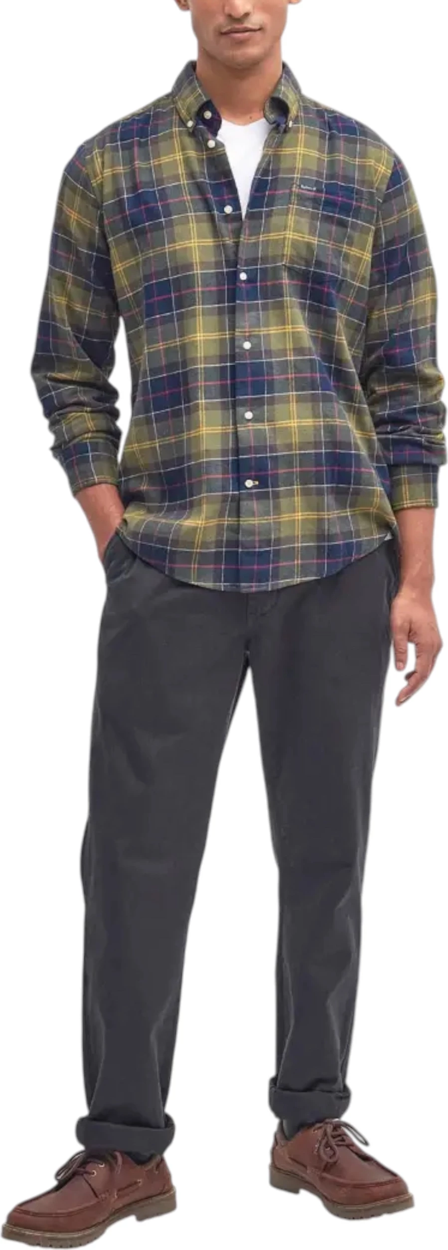 Këmishë për meshkuj Barbour Fortrose Tailored MSH4991, e gjelbër [Madhësia: M]