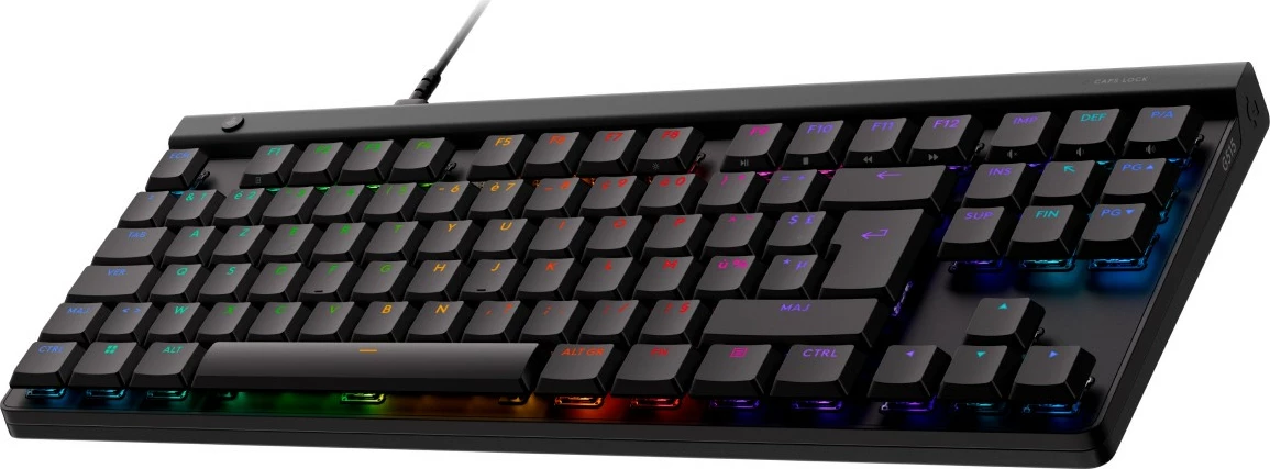 Tastierë mekanike Logitech G515, RGB, Tenkeyless, AZERTY, e zezë