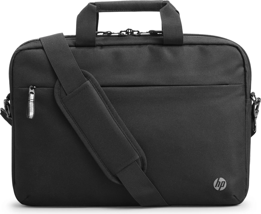 Çantë laptopi HP 3E2U6AA, material i papërshkueshëm nga uji, zinxhir i mbyllshëm, detaje reflektuese, e dezinfektueshme, e zezë