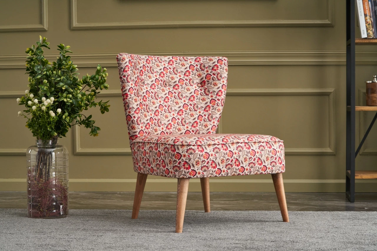 Karrige Wing Atelier del Sofa, model Viola Berjer Sardunya, shumëngjyrëshe