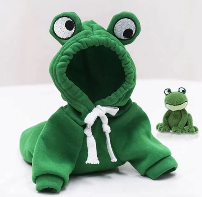 Kostum për kafshë shtëpiake KKS1, me bretkosë, S