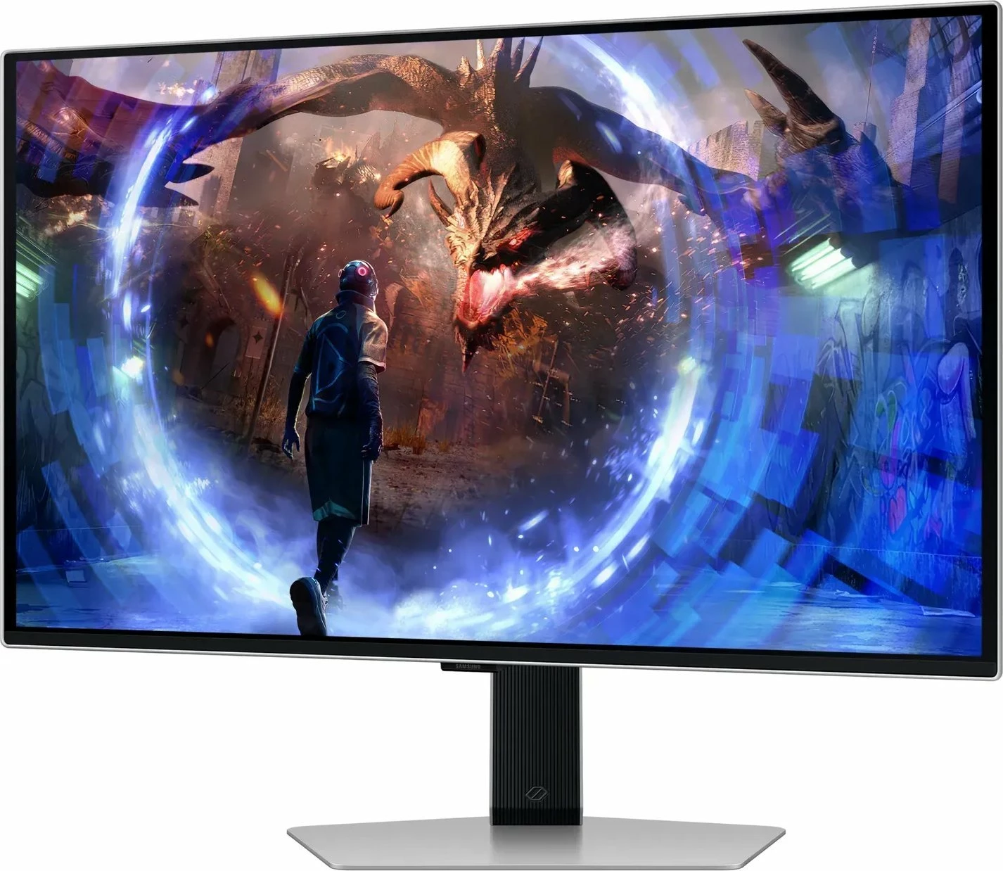 Monitor gaming Samsung Odyssey OLED G6 LS27DG602SUXEN 27\" WQHD 360Hz, i zi dhe gri