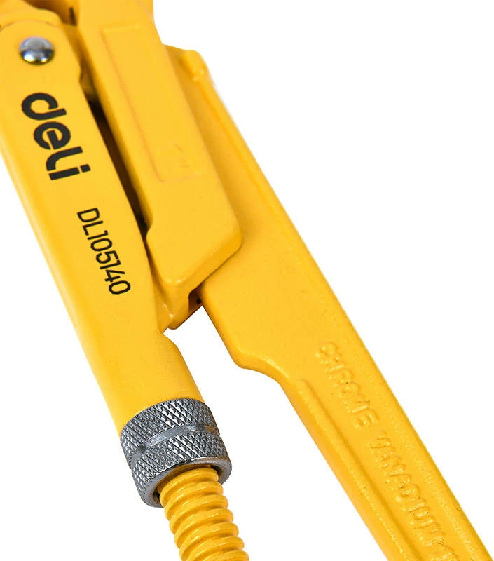 Çelës suedez për tuba Deli Tools EDL105140, i verdhë