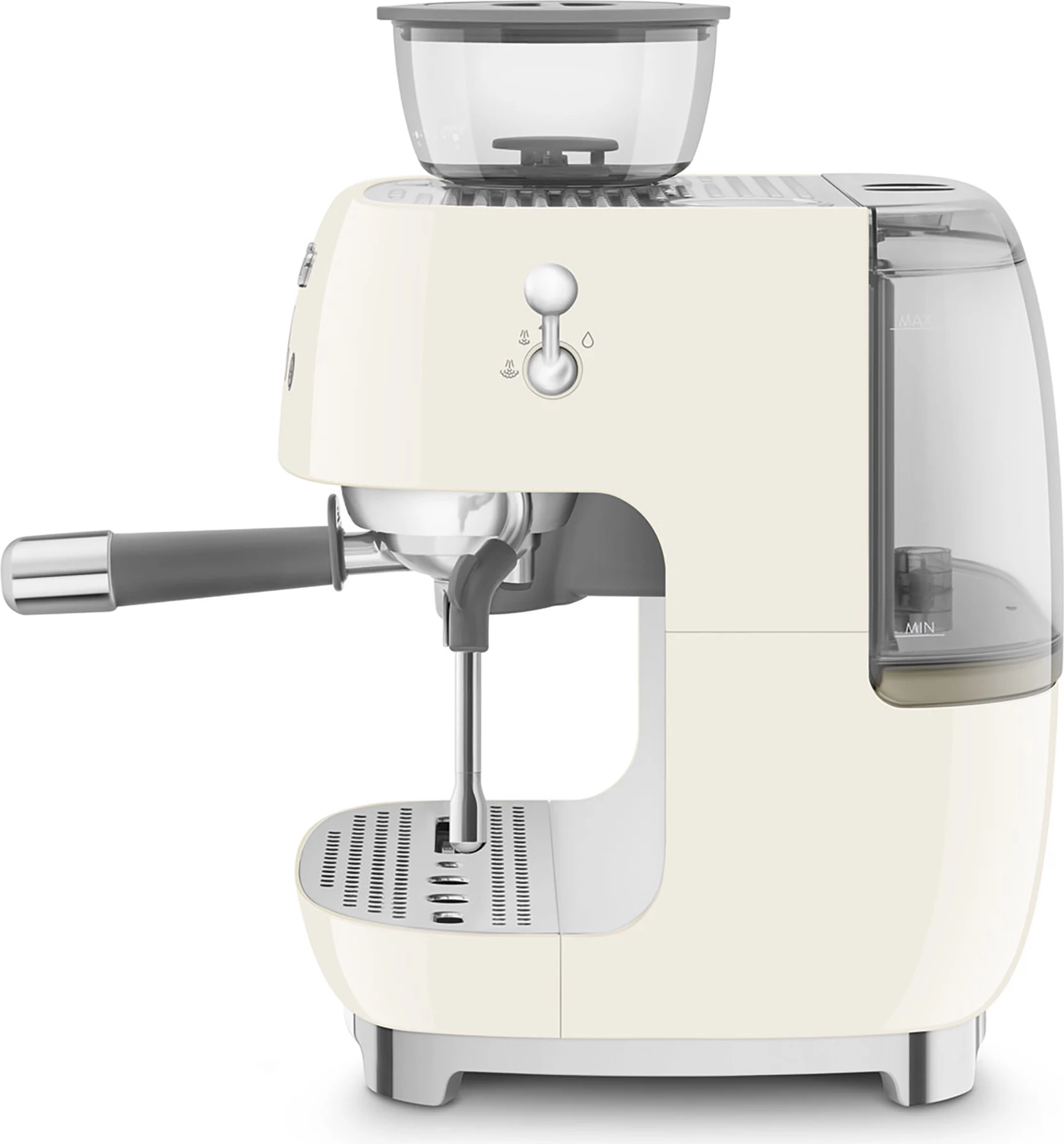 Makinë espresso Smeg EGF03CREU 2.4 L, 1350 W, me mulli të integrum, krem