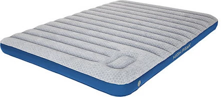 Dyshek ajri dopio High Peak 40045, 210x140x20 cm, pompë e integrume, 250 kg, blu/gri e çelët