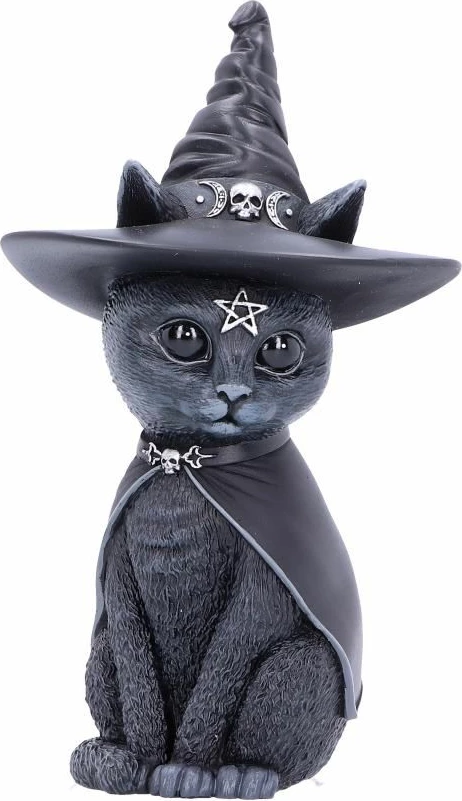 Figurinë dekorative NEMESIS NOW Purrah 13.5 cm, e zezë