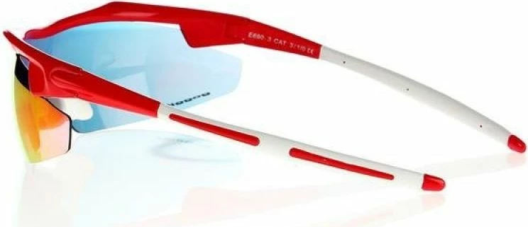 Syze dielli Goggle, unisex, kuqe/bardhë