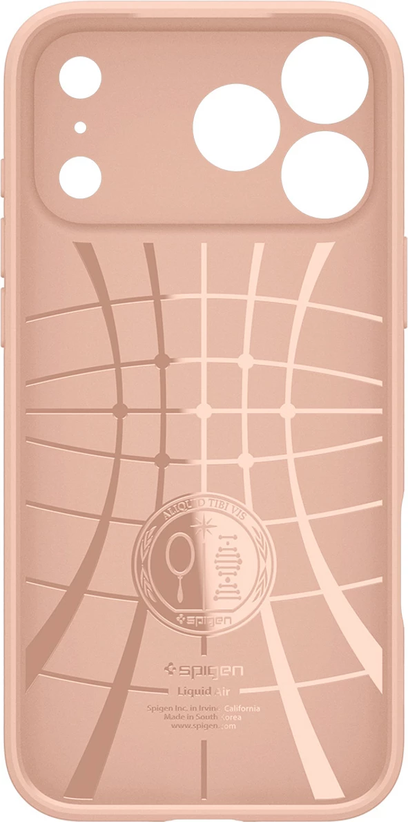 Mbështjellës Spigen Liquid Air për iPhone 17 Pro, Titanium Pink