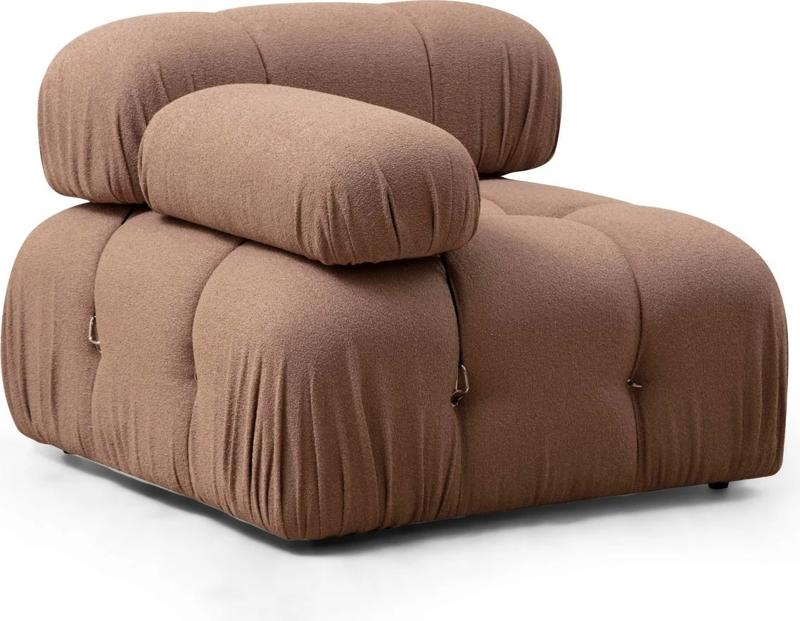 Karrige një vendëshe Bubble L1, ngjyrë kafe, Atelier del Sofa