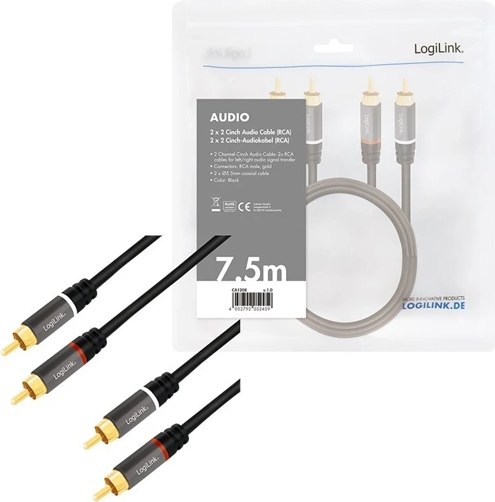LogiLink RCA 7.5 m