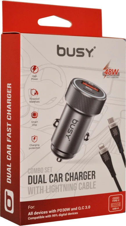 Busy Mbushes per veture me kabllo Type-C to iphone