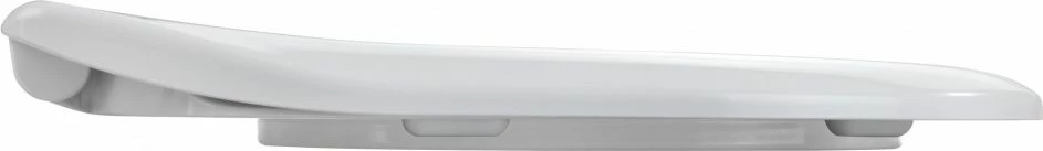 Kapak WC WENKO Exclusive No.2 Easy Close, universal, Soft-Close, 46x38 cm, plastik, mentesha inox, bardhë