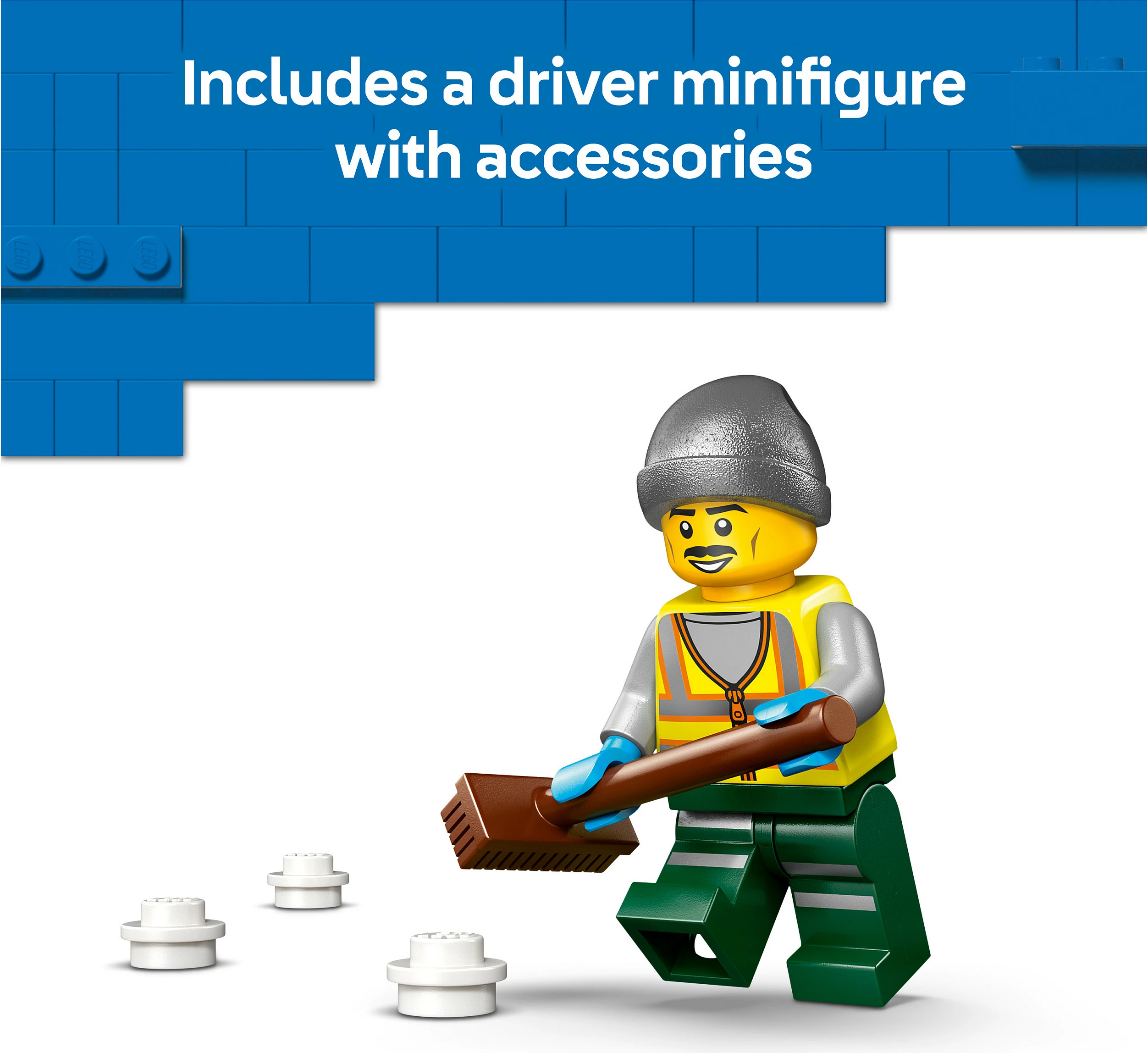 Set ndërtimi LEGO City Snowplough 60490, 263 copë, 6+, shumëngjyrësh