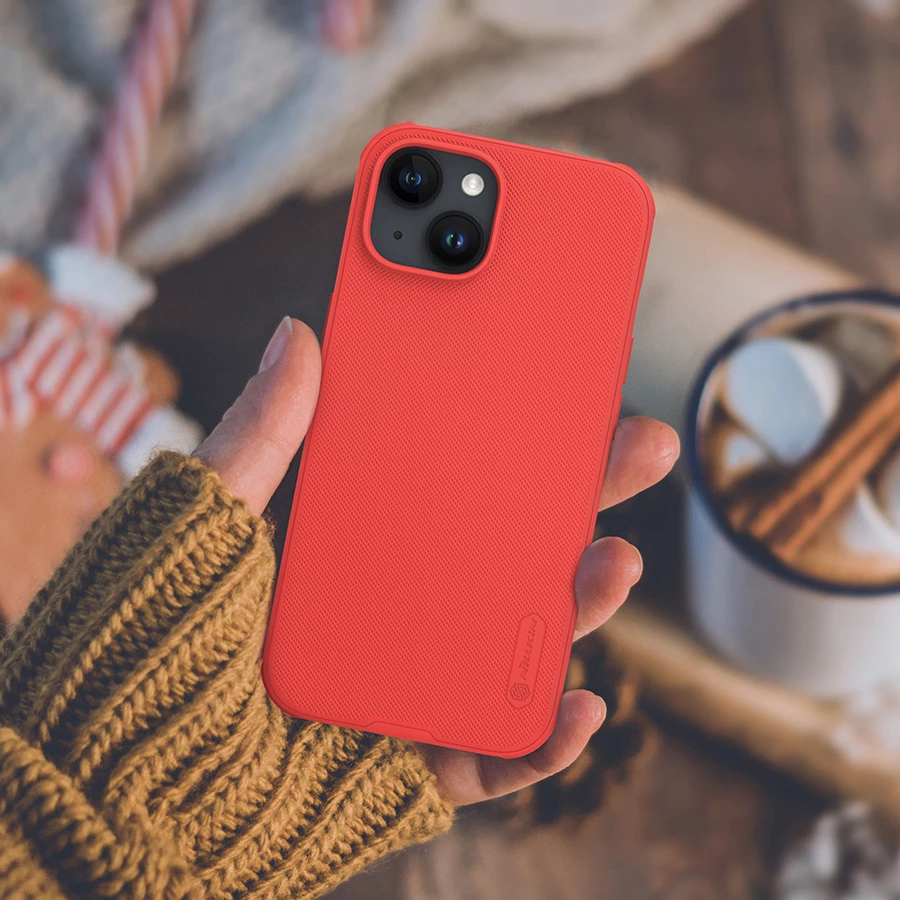 Mbështjellës Nillkin Super Frosted Shield Pro për iPhone 15, i zi