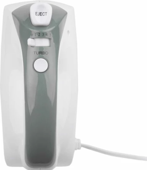 Miksër dore ADLER AD4201G 300W, 5 shpejtësi, Turbo, me rrahëse dhe grep brumi, bardhë
