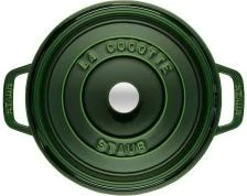 Tavë gize Staub La Cocotte 40509-356-0, 24 cm, 3.8 L, e gjelbër
