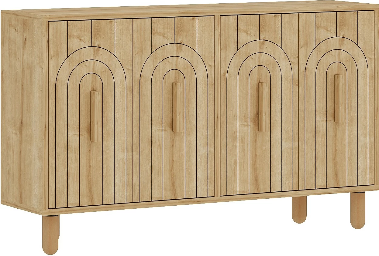 Konsol Skye Decor, ngjyrë lisi Saphire Oak