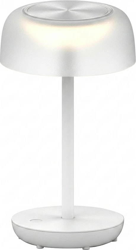 Llambë tavoline LED Synergy21 SOLAR/Akku, IP54, touch, e dimmueshme, bardhë/transparent