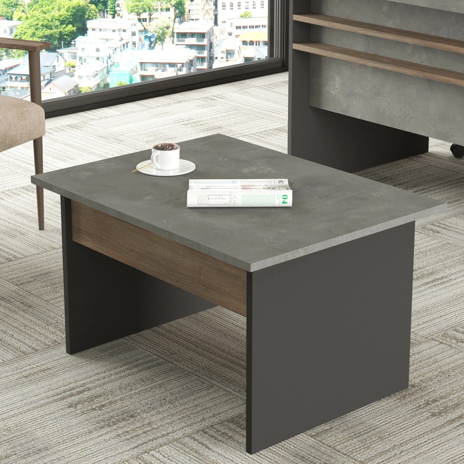 Tavolinë kafeje moderne Skye Decor, Vs2-Cga
