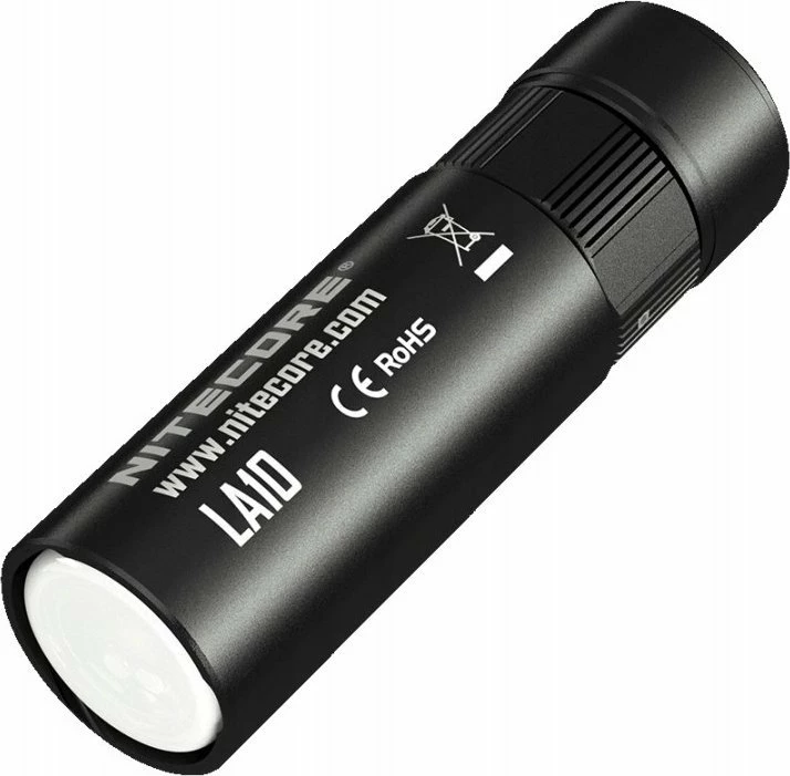 Dritë dore Nitecore LA10 135 lm LED, 1x AA, IPX6, difuzor i zgjatshëm, kapak magnetik, e zezë, set me litar dore dhe unaza rezervë