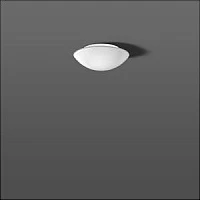 Plafoniere RZB 211006.002, qelq opal mat, 75W, Ø300mm, bardhë