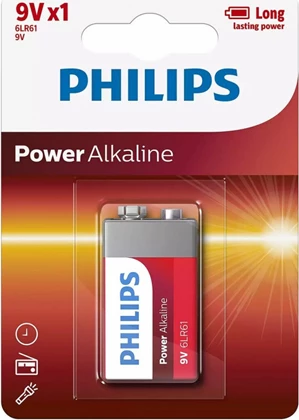 Philips Bateri 6LR61 9V Alkalin 1 copa