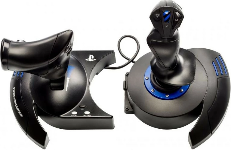 Joystick Thrustmaster T.Flight Hotas 4, PC, PlayStation 4, USB 2.0, i zi, blu