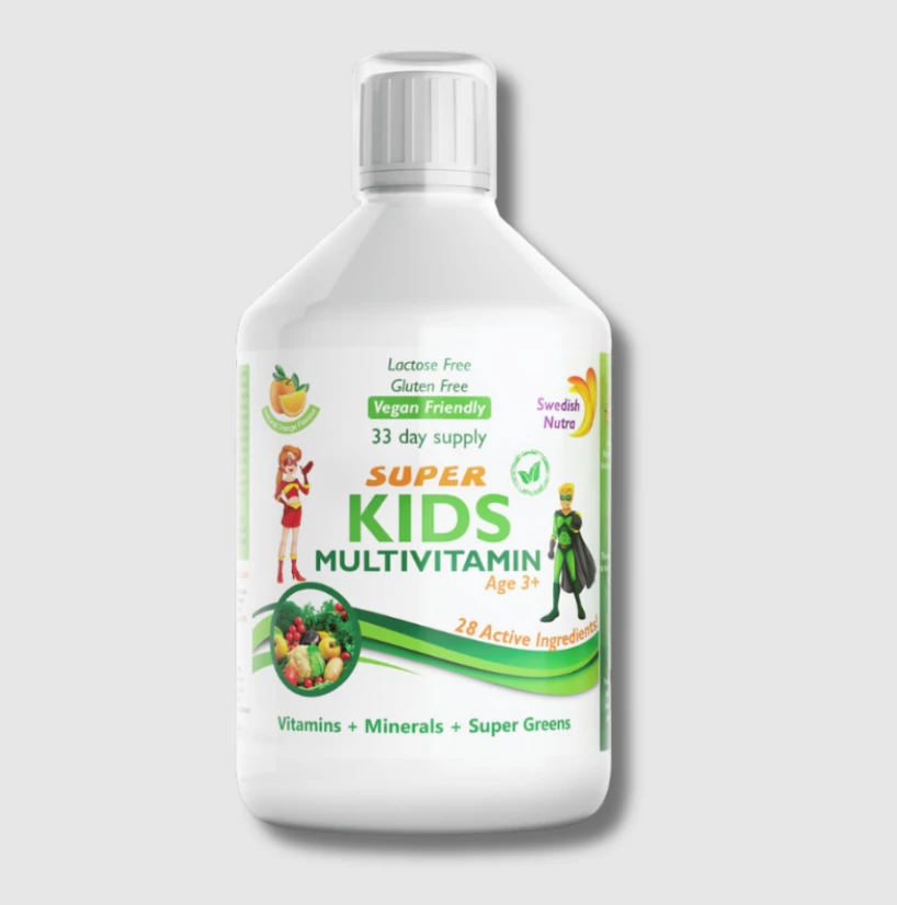 Multivitamina për fëmijë Swedish Nutra Super Kids, 500ml
