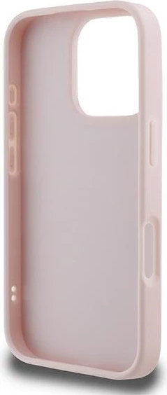 Mbështjellës Karl Lagerfeld Quilted Signature për iPhone 16 Pro Max, Rozë