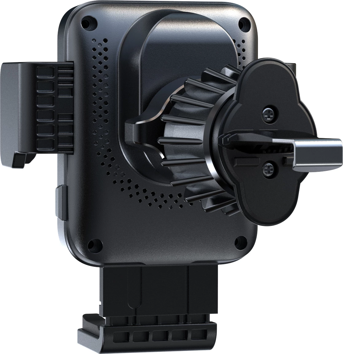 Mbështjellës telefoni Joyroom JR-ZS341 me karikim wireless, për grilë ajrosje, i zi