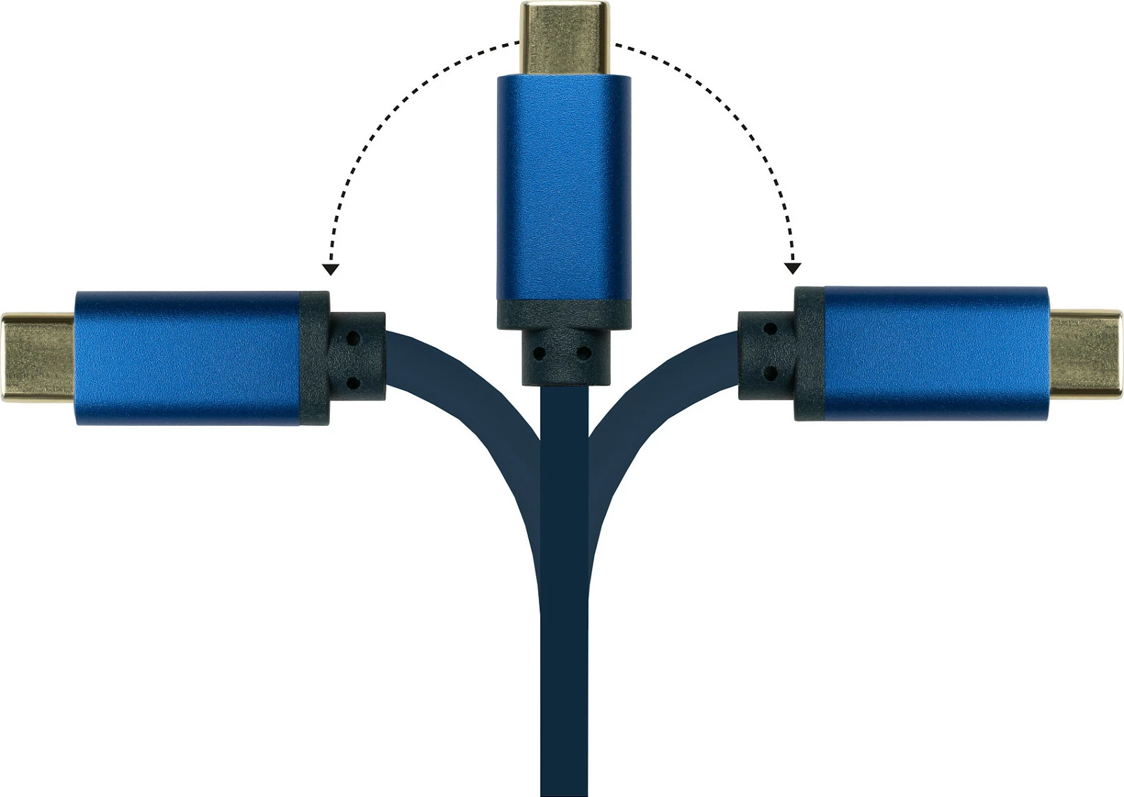 Kabllo USB-C në DisplayPort GoodConnections 4812-CSF020B, 2 m, 4K 60Hz, e kaltër