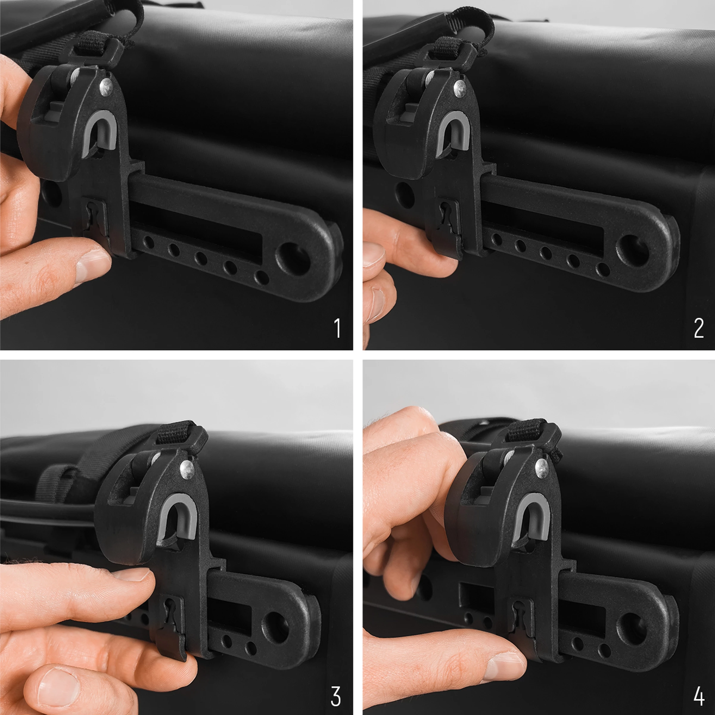 Çantë bagazhi për biçikletë Wozinsky WBB24BK, 25L, e zezë