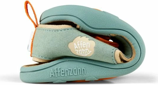 Sandale për fëmijë Affenzahn, blu dhe portokalli