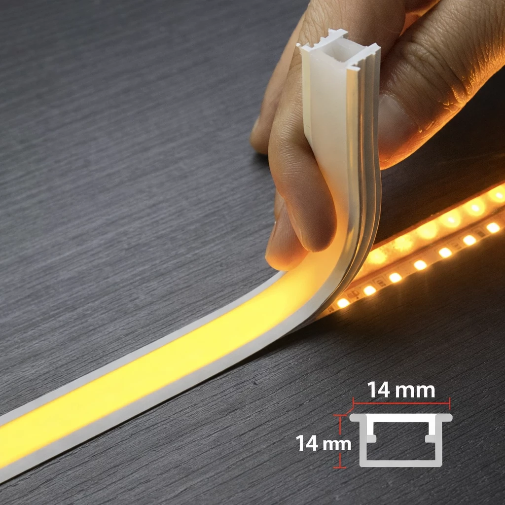 Silikon për LED 14×14 mm