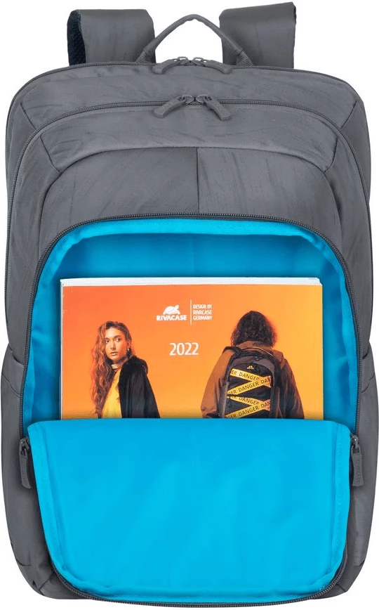 Çantë shpine për laptop RIVACASE 7569 Alpendorf ECO deri 17.3 inç RPET poliester, gri
