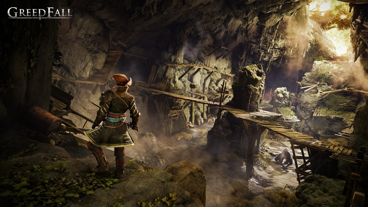 Lojë Xbox Focus Home Interactive GreedFall Gold Edition, Xbox One/Xbox Series X, PEGI 18, set me De Vespe Conspiracy expansion + 3 litografi + poster dy-anësh + stickers