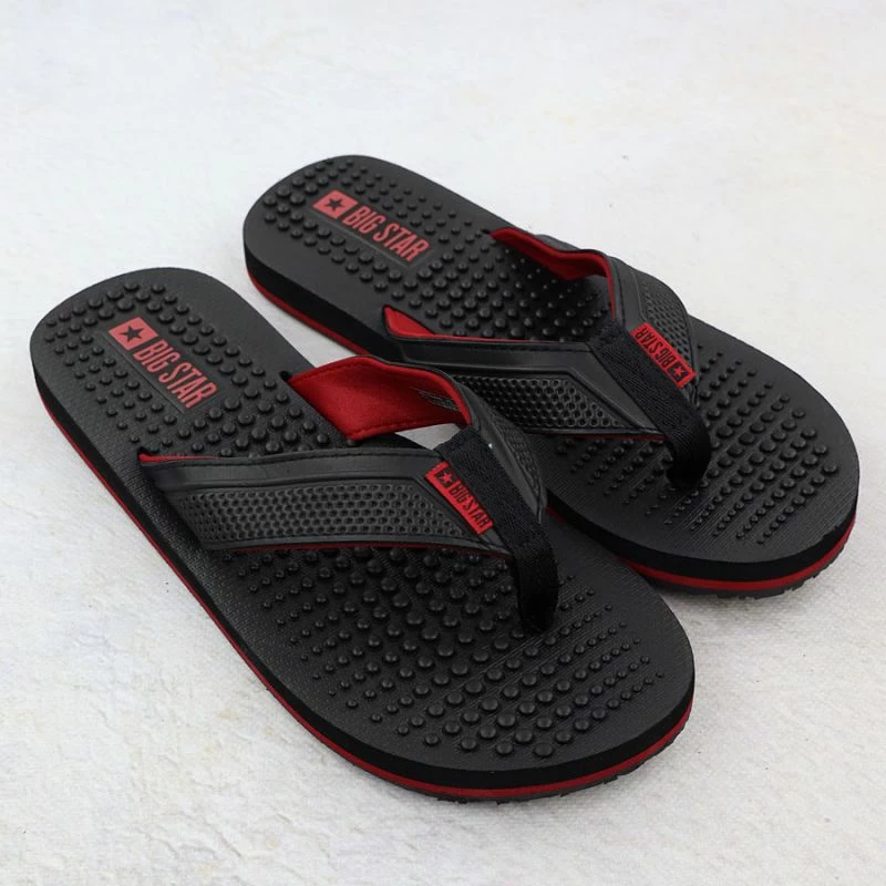 Flip-flops për meshkuj Big Star, të zeza