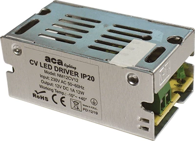 Trafo LED 220V AC / 12V DC – 1A – 12W