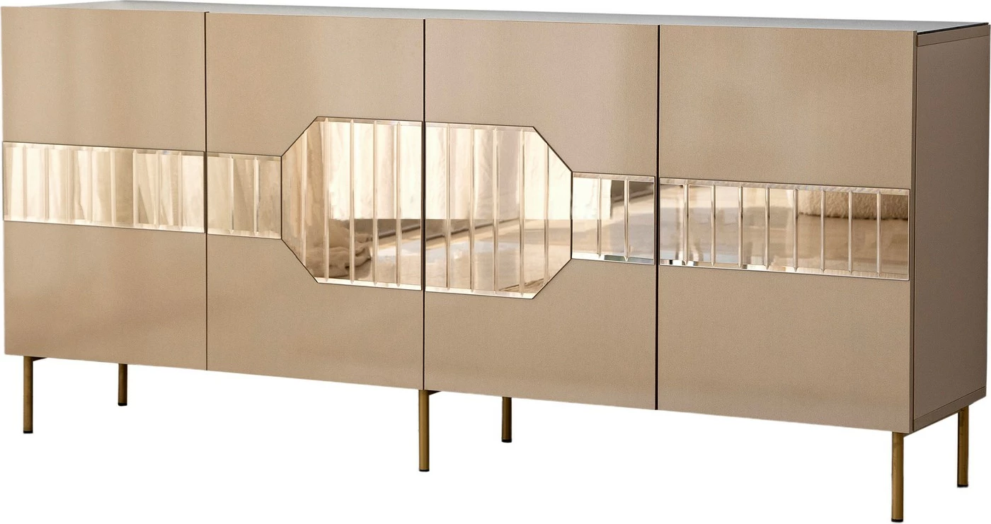 Konsolë Hanah Home, Milan, bronz dhe ar