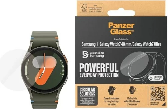 Xham i temperuar PanzerGlass për Samsung Galaxy Watch Ultra 47mm / Watch 7 40mm