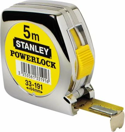 Metër shirit Stanley PowerLock Classic 33-194, 5 m, 19 mm