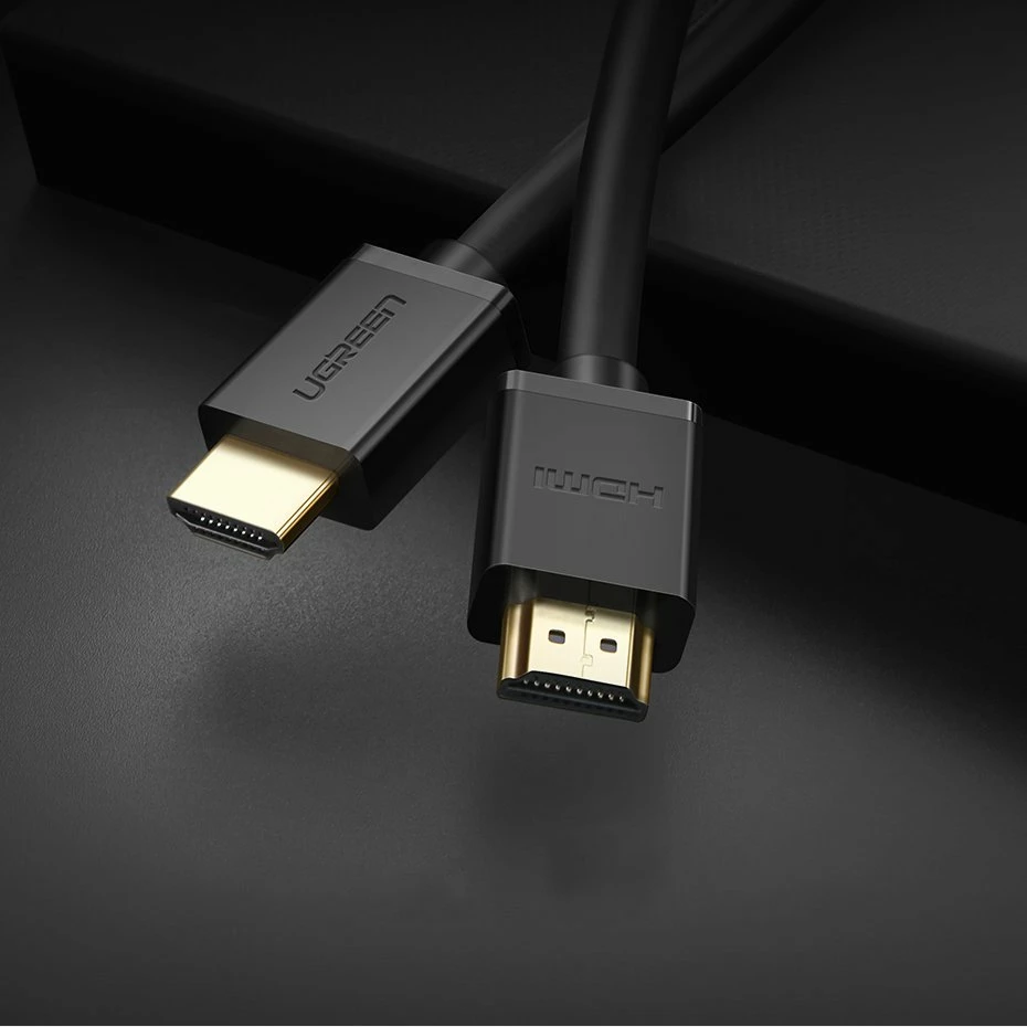 Kabllo HDMI Ugreen HD104 10110, 10 m, 4K, E zezë