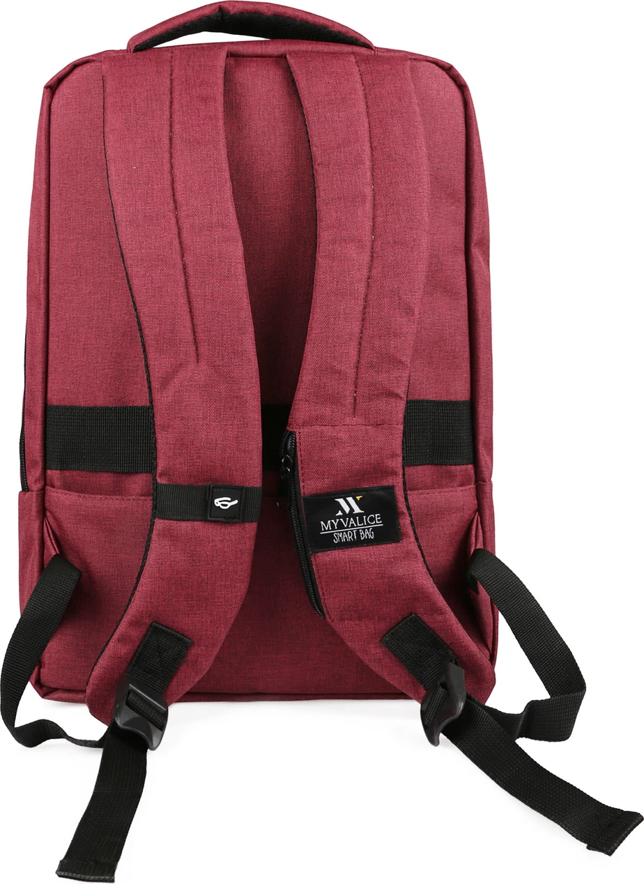 Çantë laptopi, ngjyrë e kuqe e errët, Zoozie Bags, 0119