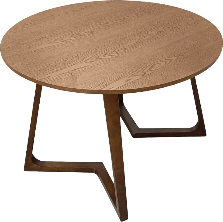 Tavolinë ngrënieje Sedria, MDF, ngjyrë arre, D120x75cm