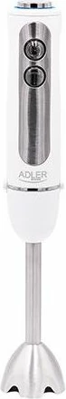 Blender dore ADLER AD4625W 850W/1500W 5 shpejtësi, turbo, çelik inox, bardhë