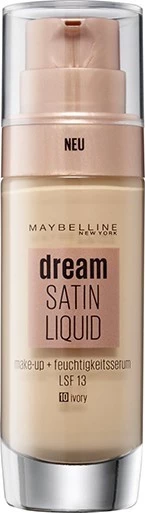 Pudër e lëngshme Maybelline Dream Satin Perfection no. 10 Ivory, 30 ml