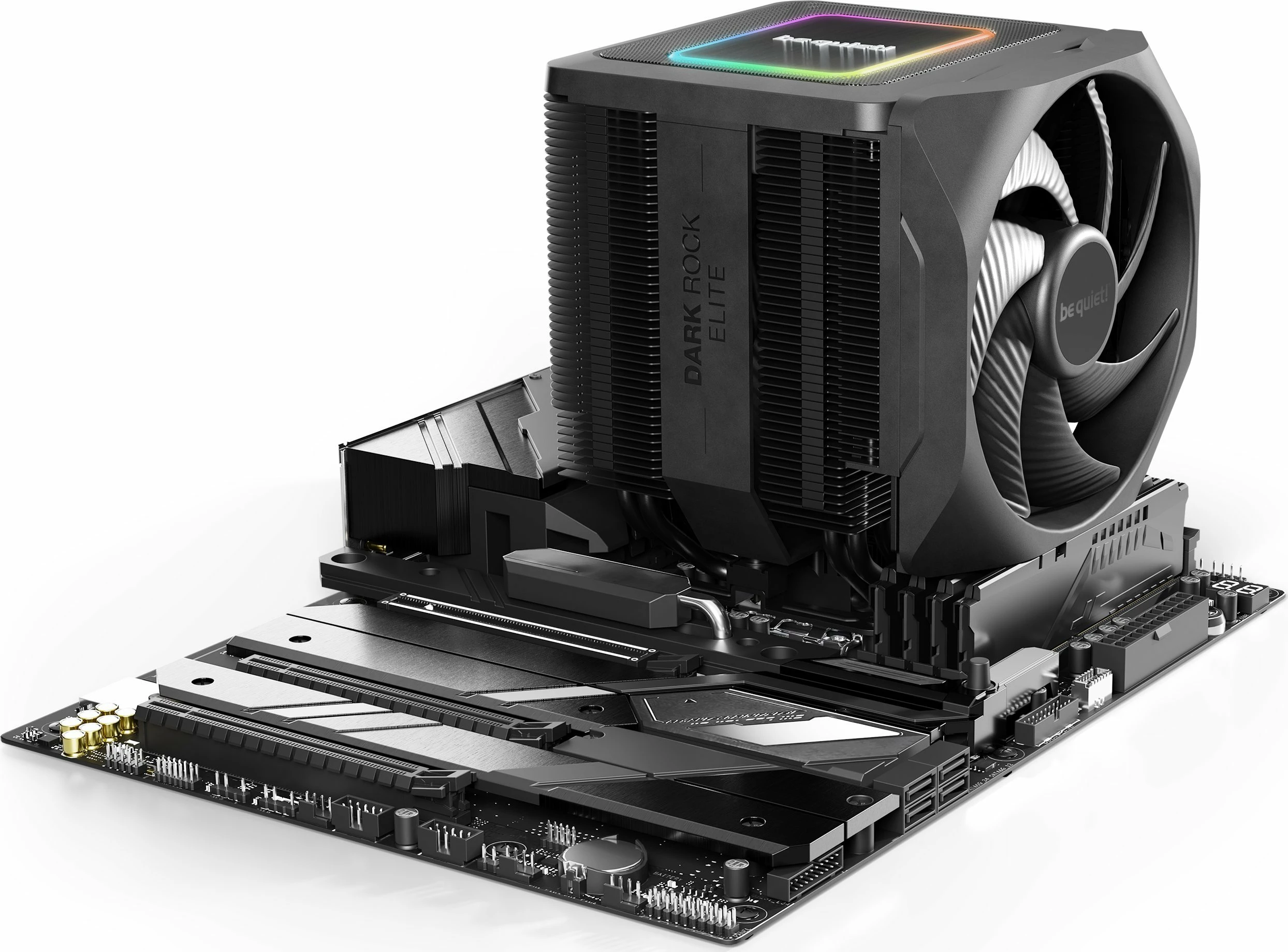 Ftohës CPU be quiet! Dark Rock Elite BK037, 2x135mm, ARGB, 280W TDP, i zi