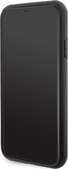 Mbështjellës Karl Lagerfeld Gripstand Saffiano Choupette Pins për iPhone 11/XR, i zi