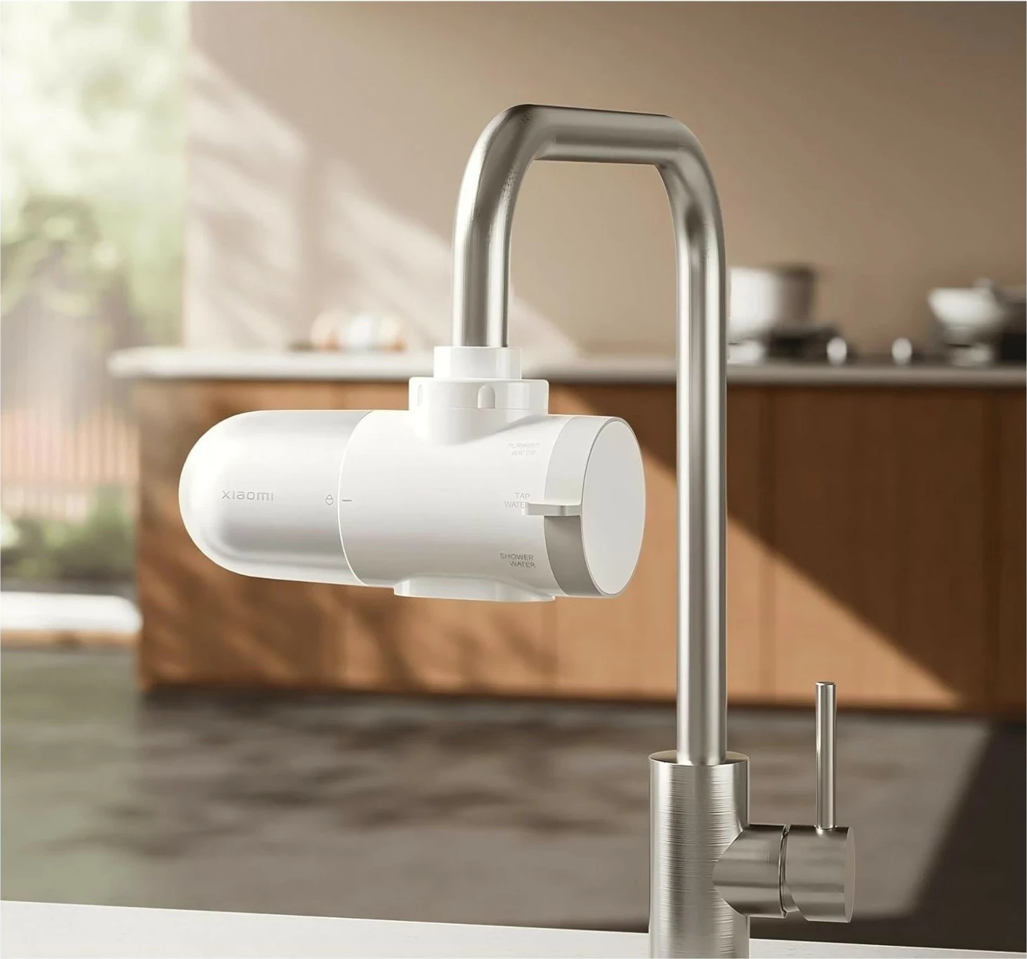 Filtru uji për rubinet Xiaomi Faucet Water Purifier, 5 hapa filtrimi, i bardhë